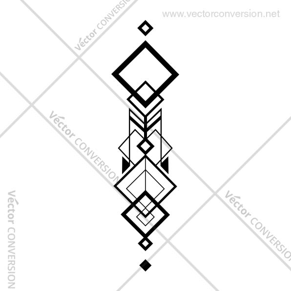 Triangle Arrow Tattoo Designs Stock Vector (Royalty Free) 2354650119 |  Shutterstock